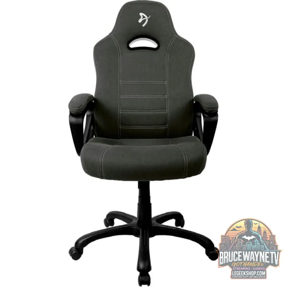 Arozzi Enzo Woven chaise gaming, tissu Black/Grey - Arozzi - vue 2