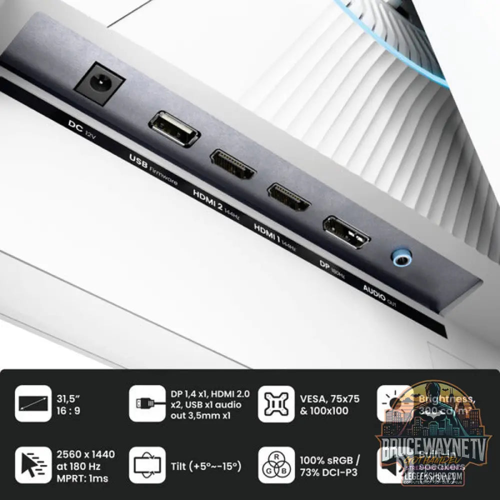 Arozzi Nova 32T2K180 31,5" QHD/WQHD IPS 180 Hz - Arozzi - vue 4