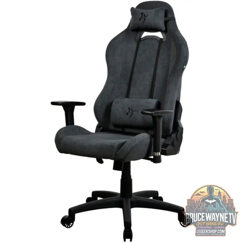 Arozzi Torretta chaise gaming, Soft tissu V2 Dark Grey - Arozzi - vue 4