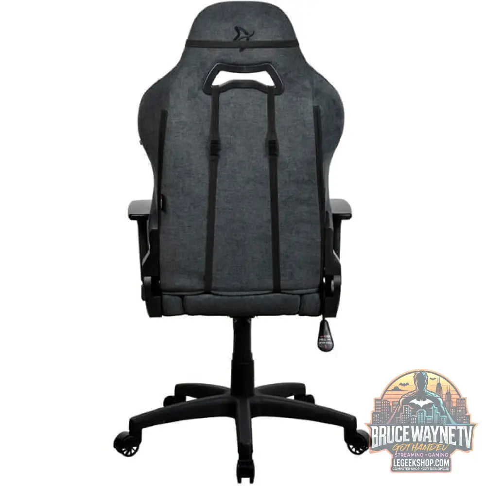 Arozzi Torretta chaise gaming, Soft tissu V2 Dark Grey - Arozzi - vue 6