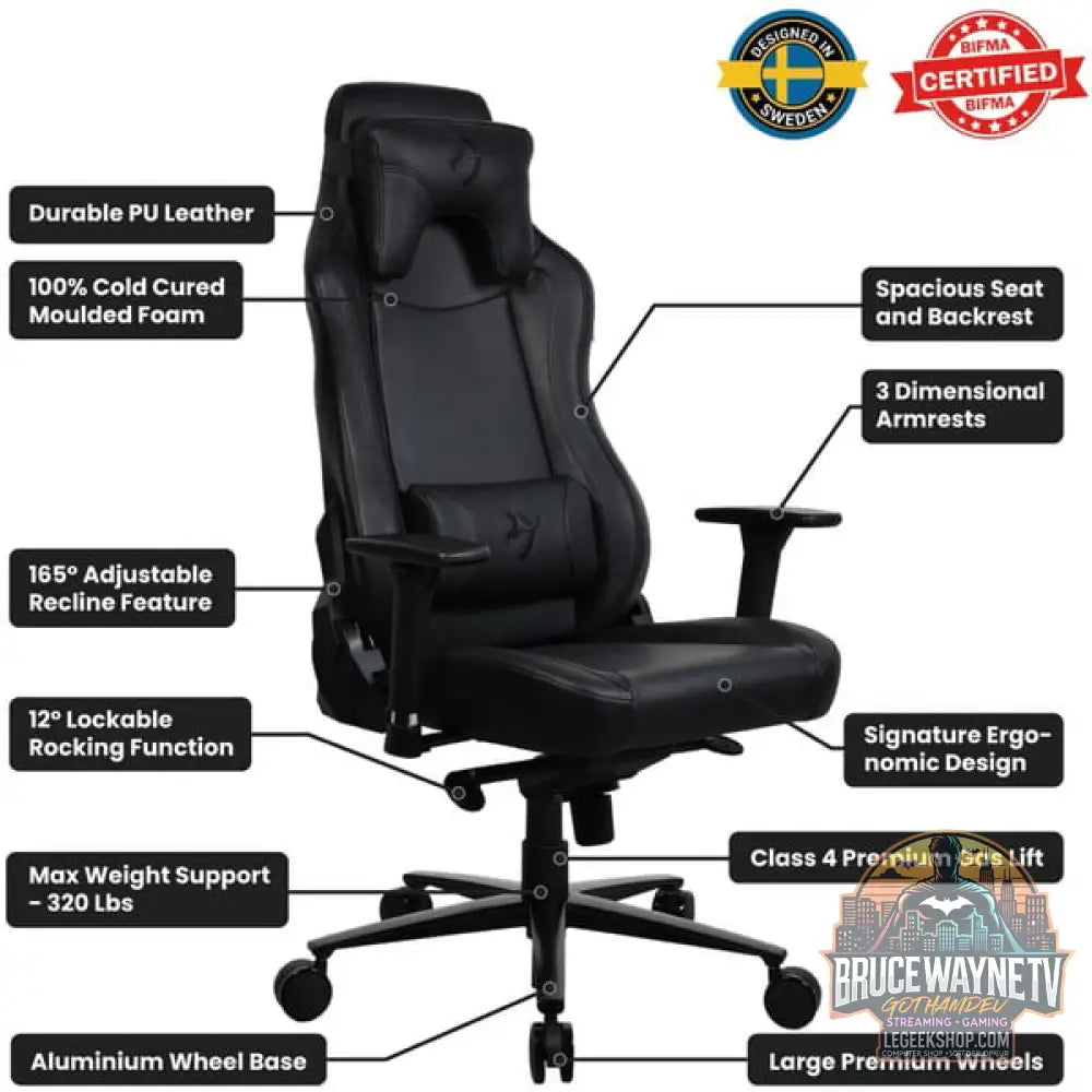 Arozzi Vernazza SoftPU, chaise gaming - Arozzi - vue 6
