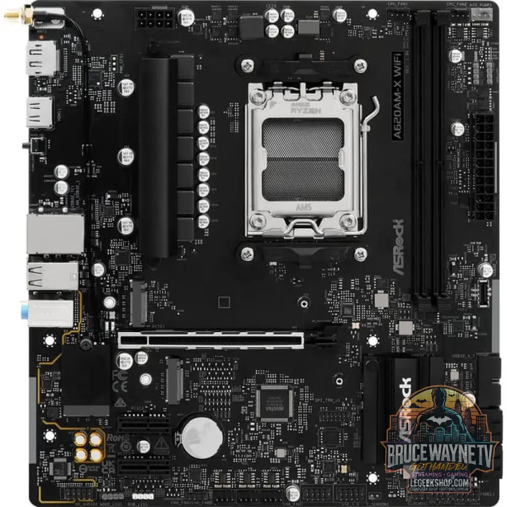 ASRock A620AM-X WIFI, carte mère - ASRock - vue 3