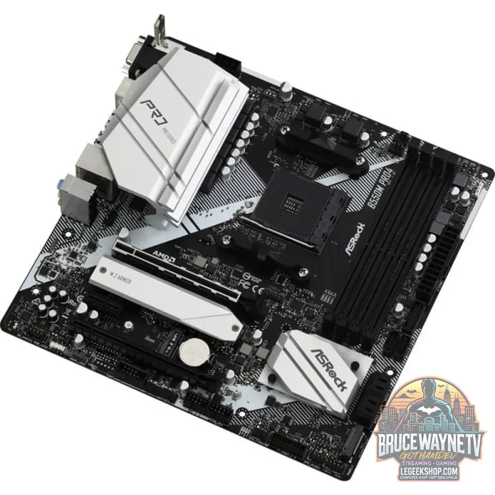 ASRock B550M Pro4, carte mère - ASRock - vue 4