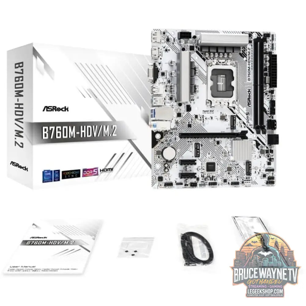 ASRock B760M-HDV/M.2 WHITE, carte mère - ASRock - vue 7