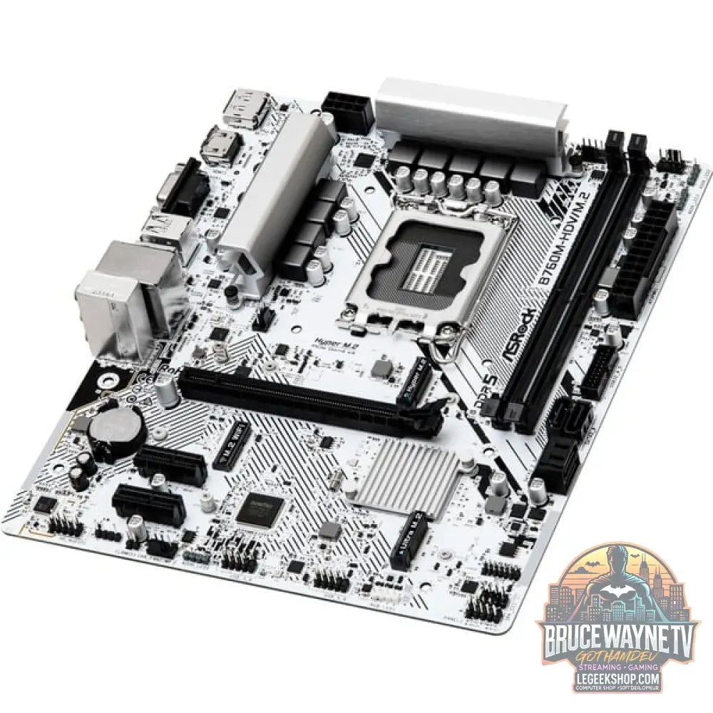 ASRock B760M-HDV/M.2 WHITE, carte mère - ASRock - vue 4