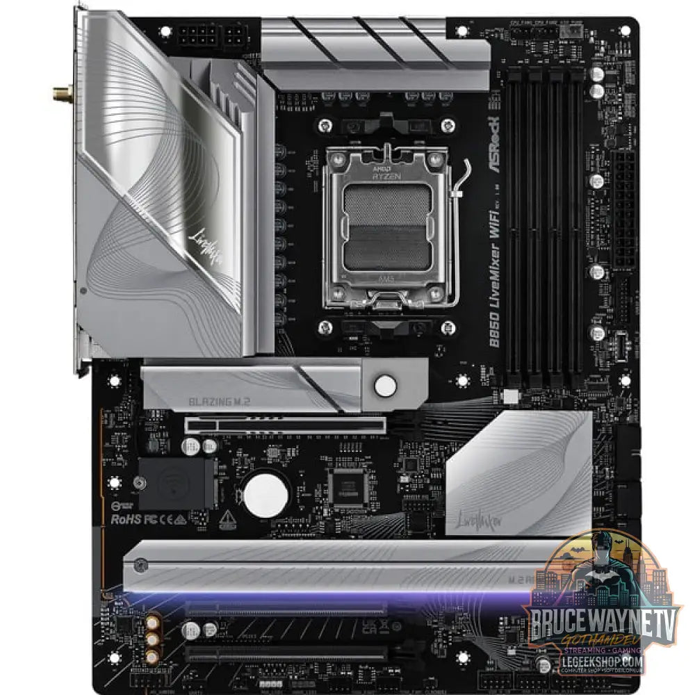 ASRock B850 LiveMixer WiFi, carte mère - ASRock - vue 3