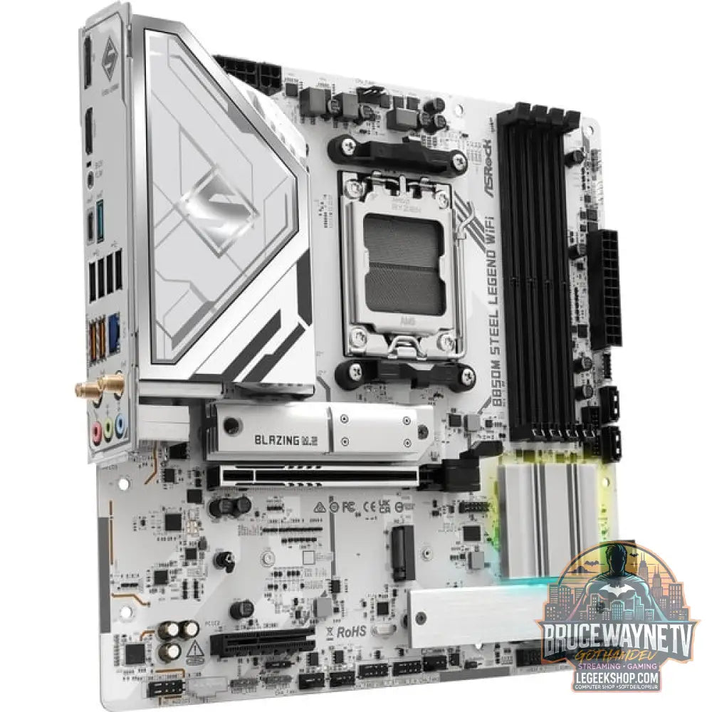 ASRock B850M Steel Legend WiFi, carte mère - ASRock - vue 2