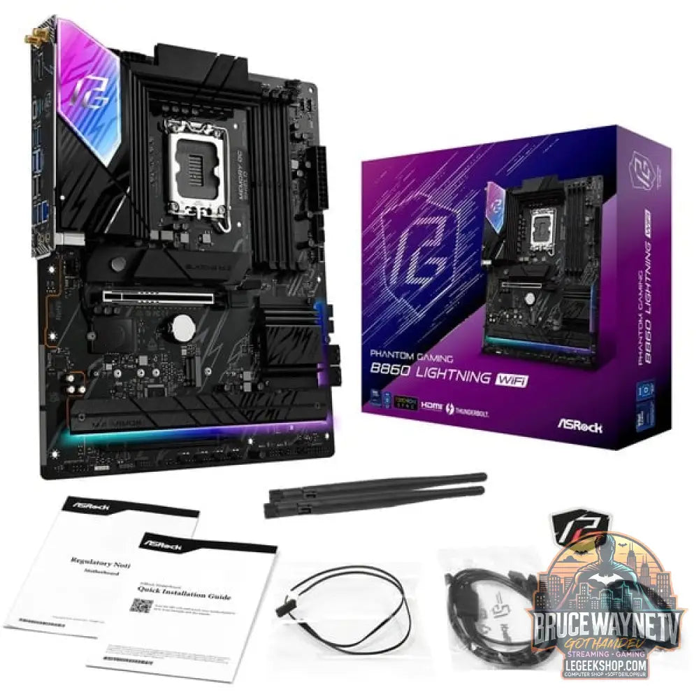 ASRock B860 Lightning WiFi, carte mère - ASRock - vue 8