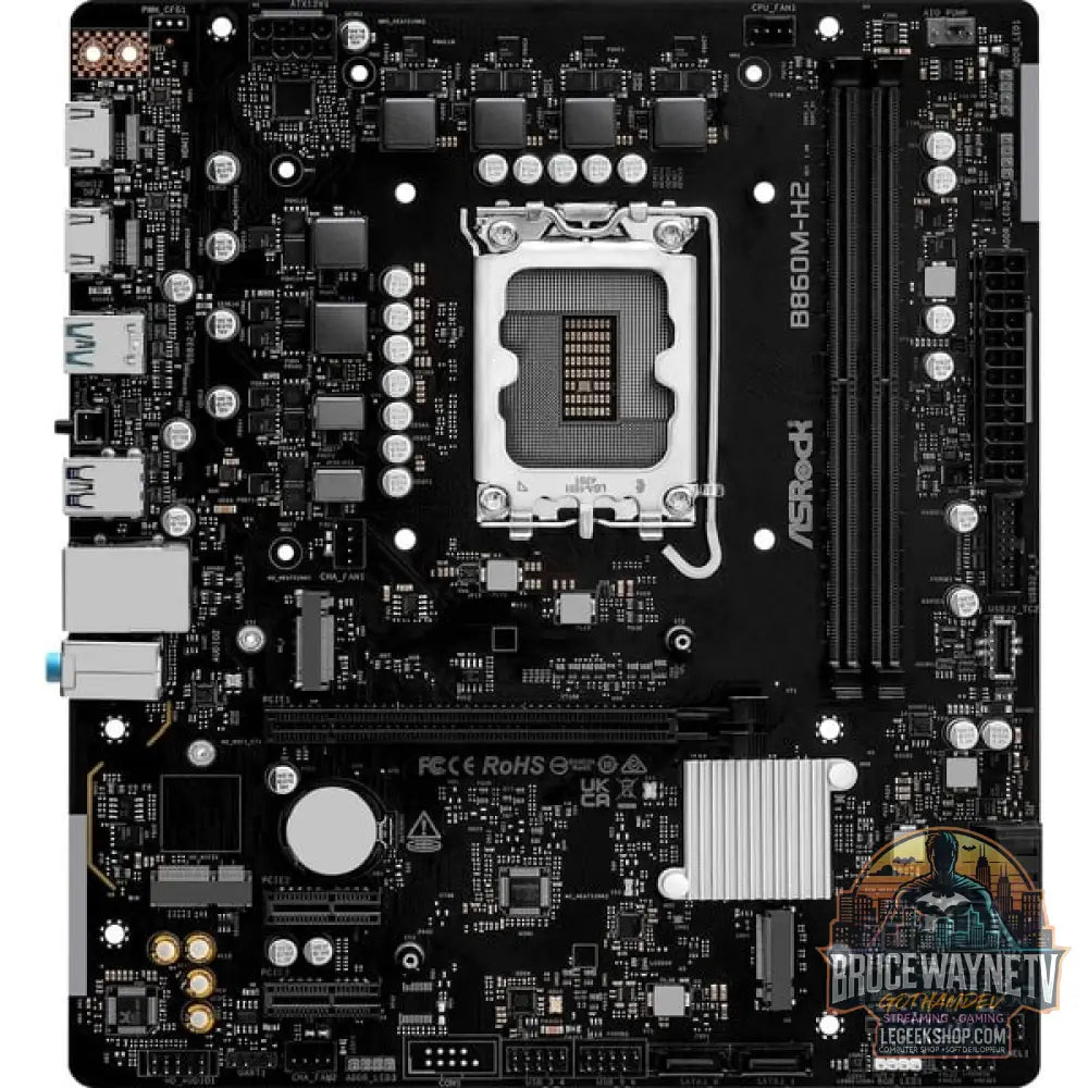 ASRock B860M-H2, carte mère - ASRock - vue 3