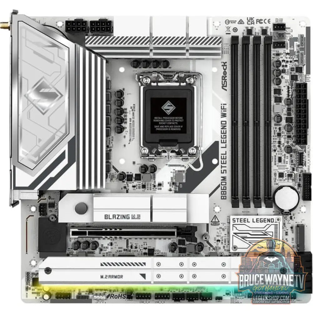 ASRock B860M Steel Legend WiFi, carte mère - ASRock - vue 4