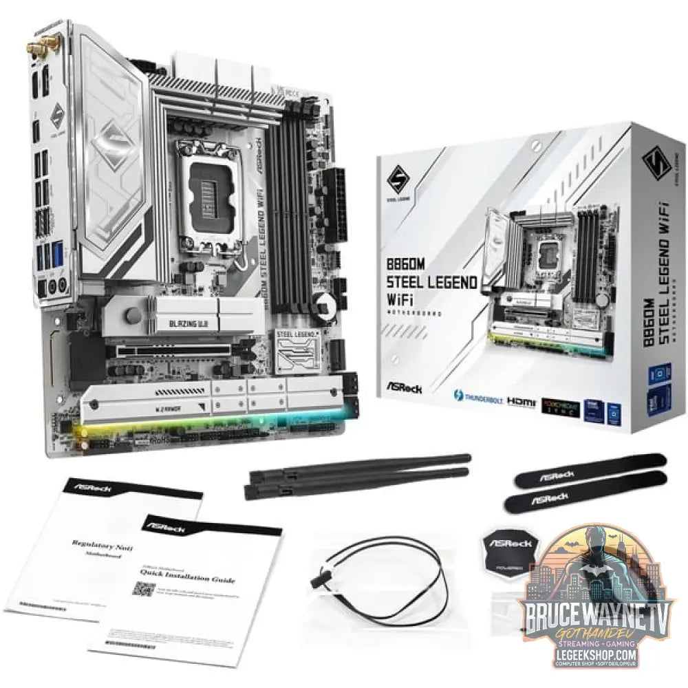ASRock B860M Steel Legend WiFi, carte mère - ASRock - vue 8