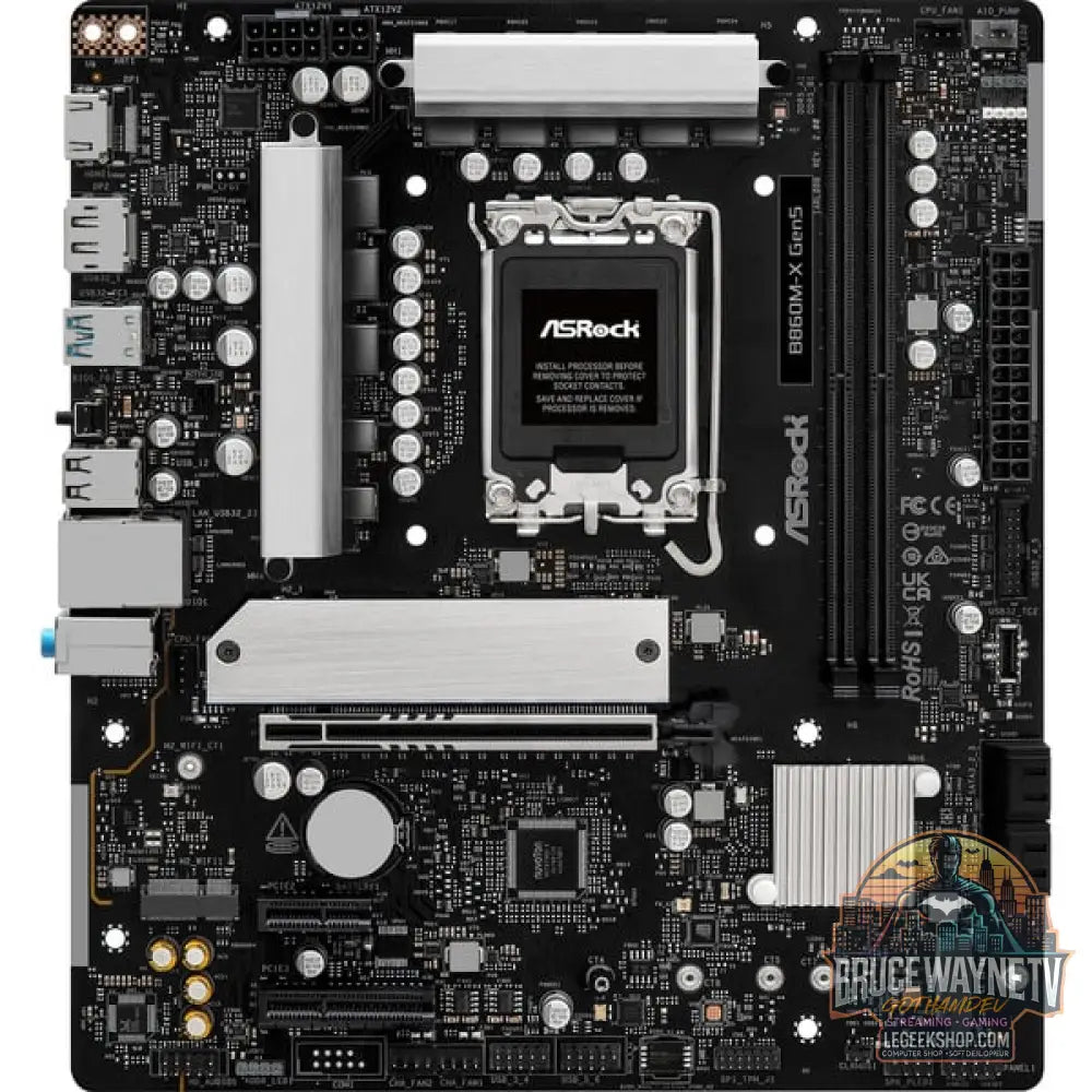 ASRock B860M-X GEN 5, carte mère - ASRock - vue 3