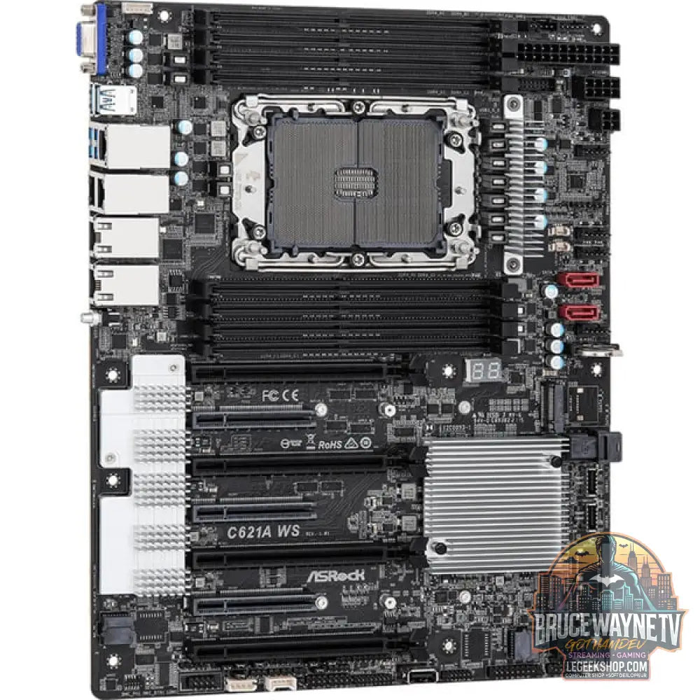 ASRock C621A WS, carte mère - ASRock - vue 4