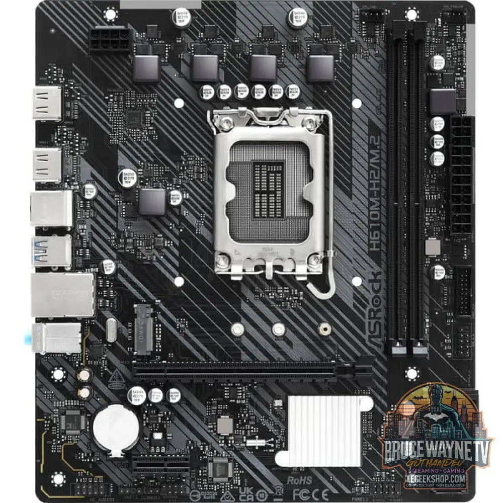 ASRock H610M-H2/M.2, carte mère - ASRock - vue 3