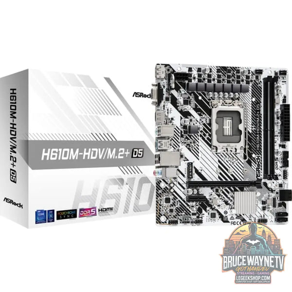 ASRock H610M-HDV/M.2+ D5, carte mère - ASRock