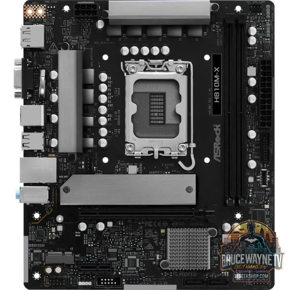 ASRock H810M-X, carte mère - ASRock - vue 3