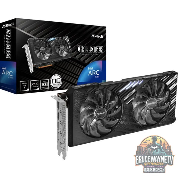 ASRock Intel Arc A750 Challenger SE 8GB OC, carte graphique 3x DisplayPort, 1x HDMI - ASRock