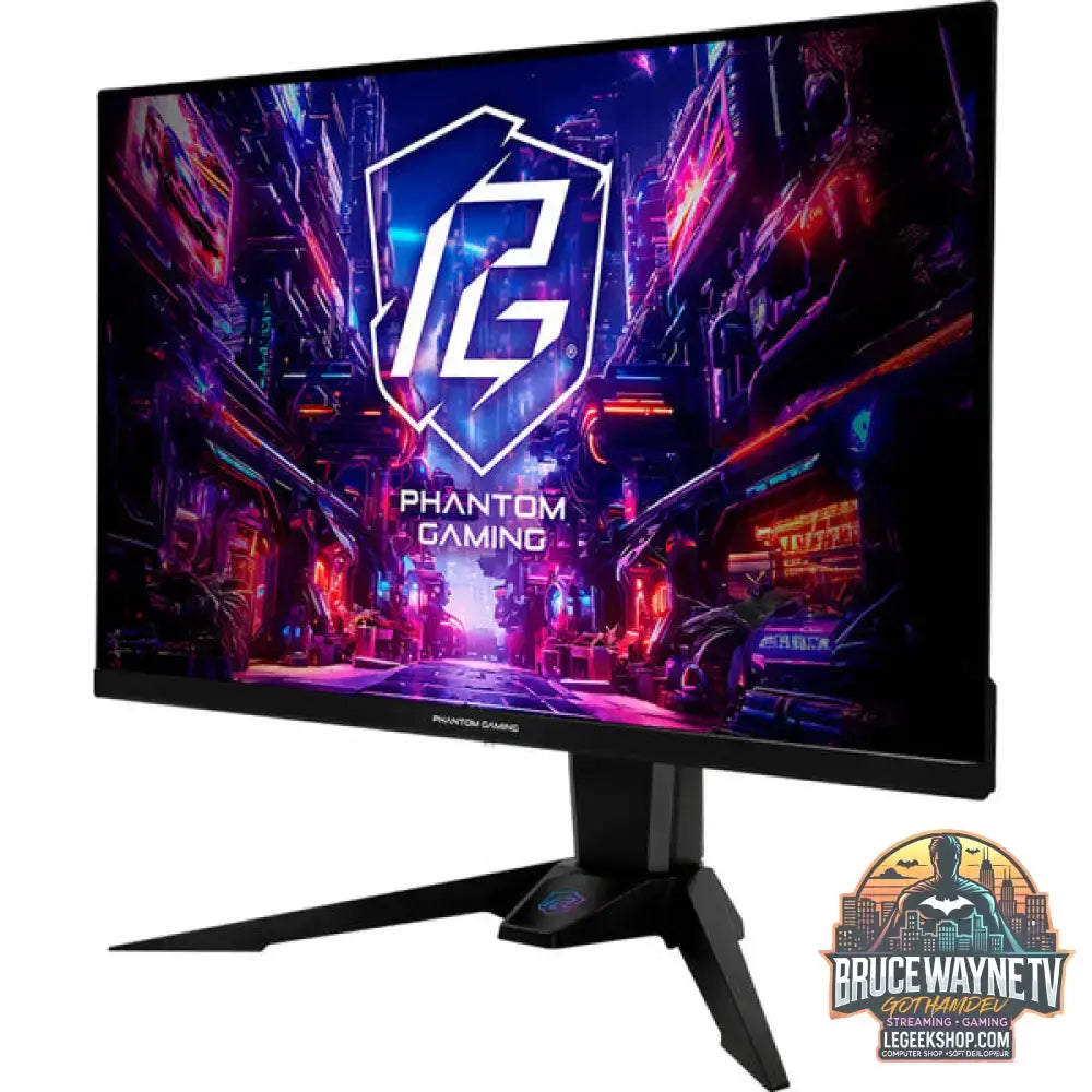 ASRock PGO27QFV QD-OLED 27" QHD/WQHD QD-OLED 360 Hz - ASRock - vue 3