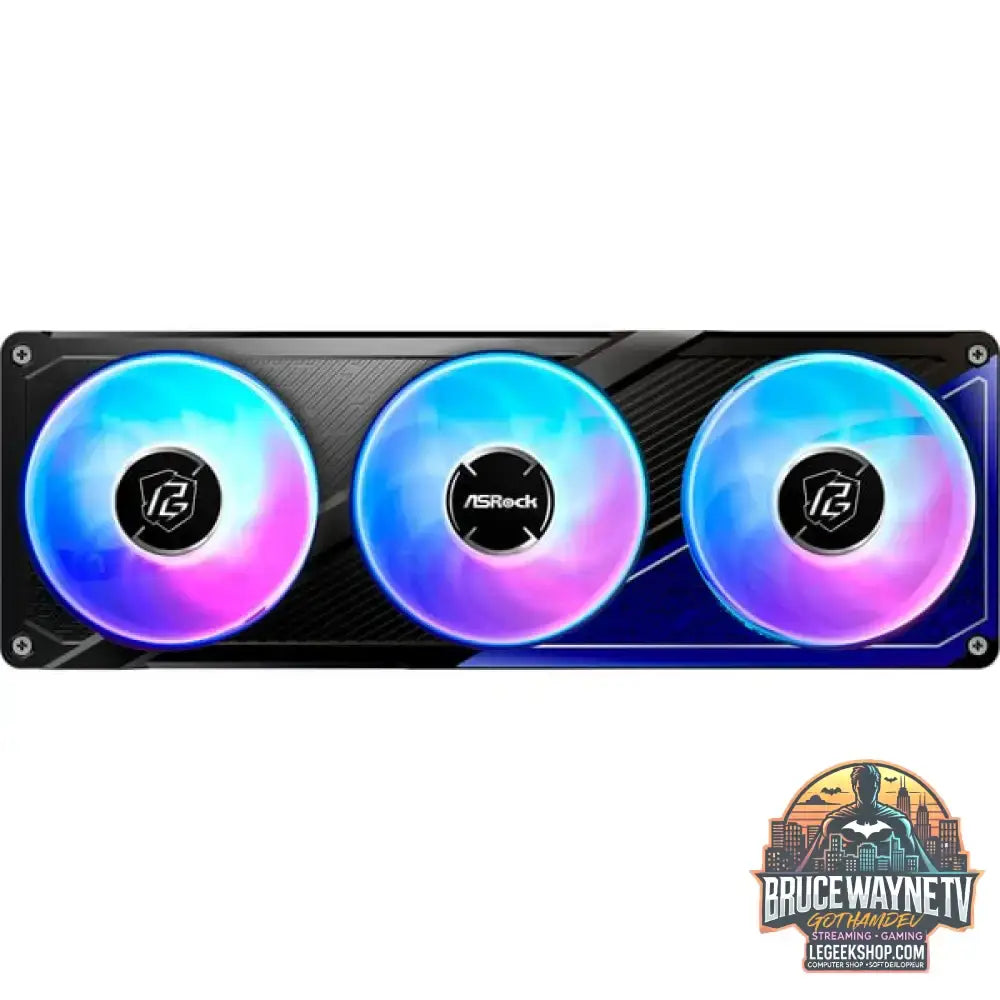ASRock Phantom Gaming 360 LCD, Wasserkühlung schwarz - ASRock - vue 6