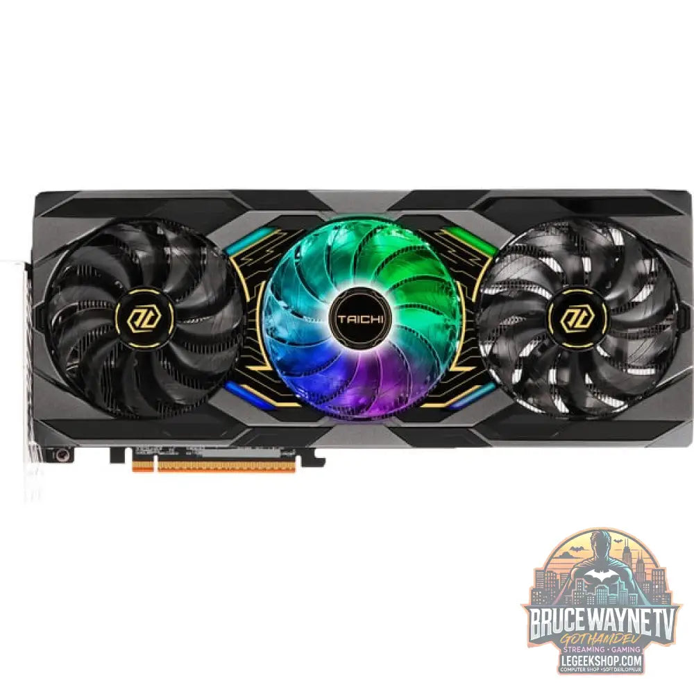 ASRock Radeon RX 9070 XT Taichi OC 16GB, carte graphique noir, RDNA4, GDDR6, 3x DisplayPort, 1x HDMI 2.1 - ASRock - vue 2