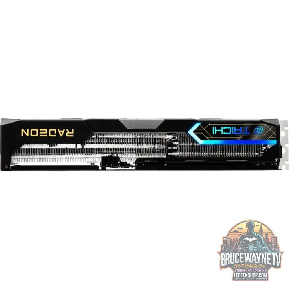 ASRock Radeon RX 9070 XT Taichi OC 16GB, carte graphique noir, RDNA4, GDDR6, 3x DisplayPort, 1x HDMI 2.1 - ASRock - vue 7