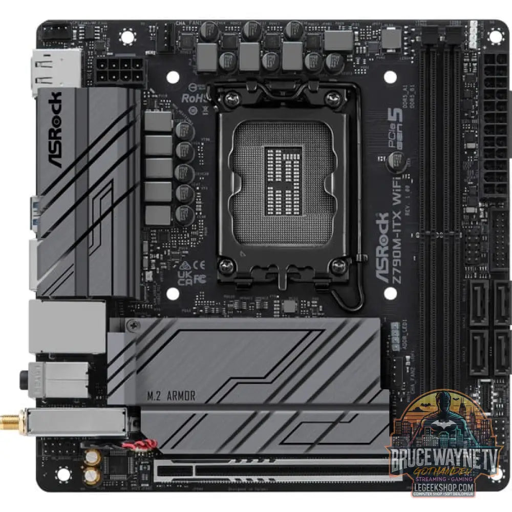 ASRock Z790M-ITX/WIFI, carte mère - ASRock - vue 3
