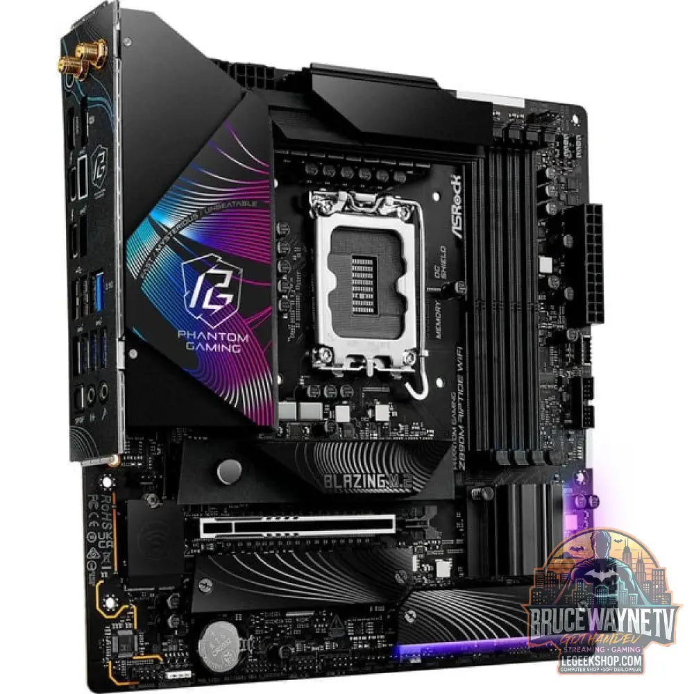 ASRock Z890M RIPTIDE WIFI, carte mère - ASRock - vue 3