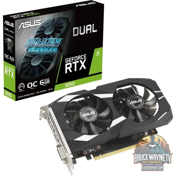 ASUS GeForce RTX 3050 DUAL OC, carte graphique 1x DisplayPort, 1x HDMI 2.1, 1x DVI-D - ASUS