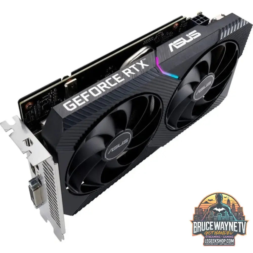 ASUS GeForce RTX 3050 DUAL OC V2, carte graphique Lite Hash Rate, 1x DisplayPort, 1x HDMI 2.1, DVI-D - ASUS - vue 4