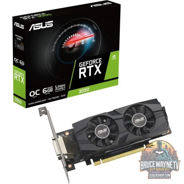 ASUS GeForce RTX 3050 LP-BRK, carte graphique 1x DisplayPort, 1x HDMI 2.1, 1x DVI-D - ASUS