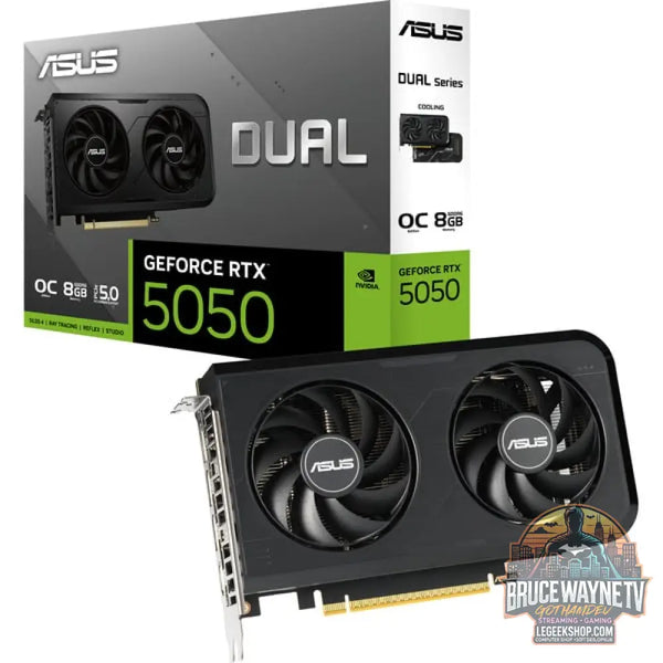 ASUS GeForce RTX 5050 DUAL OC 8GB, carte graphique DLSS 4, 3x DisplayPort, 1x HDMI 2.1 - ASUS
