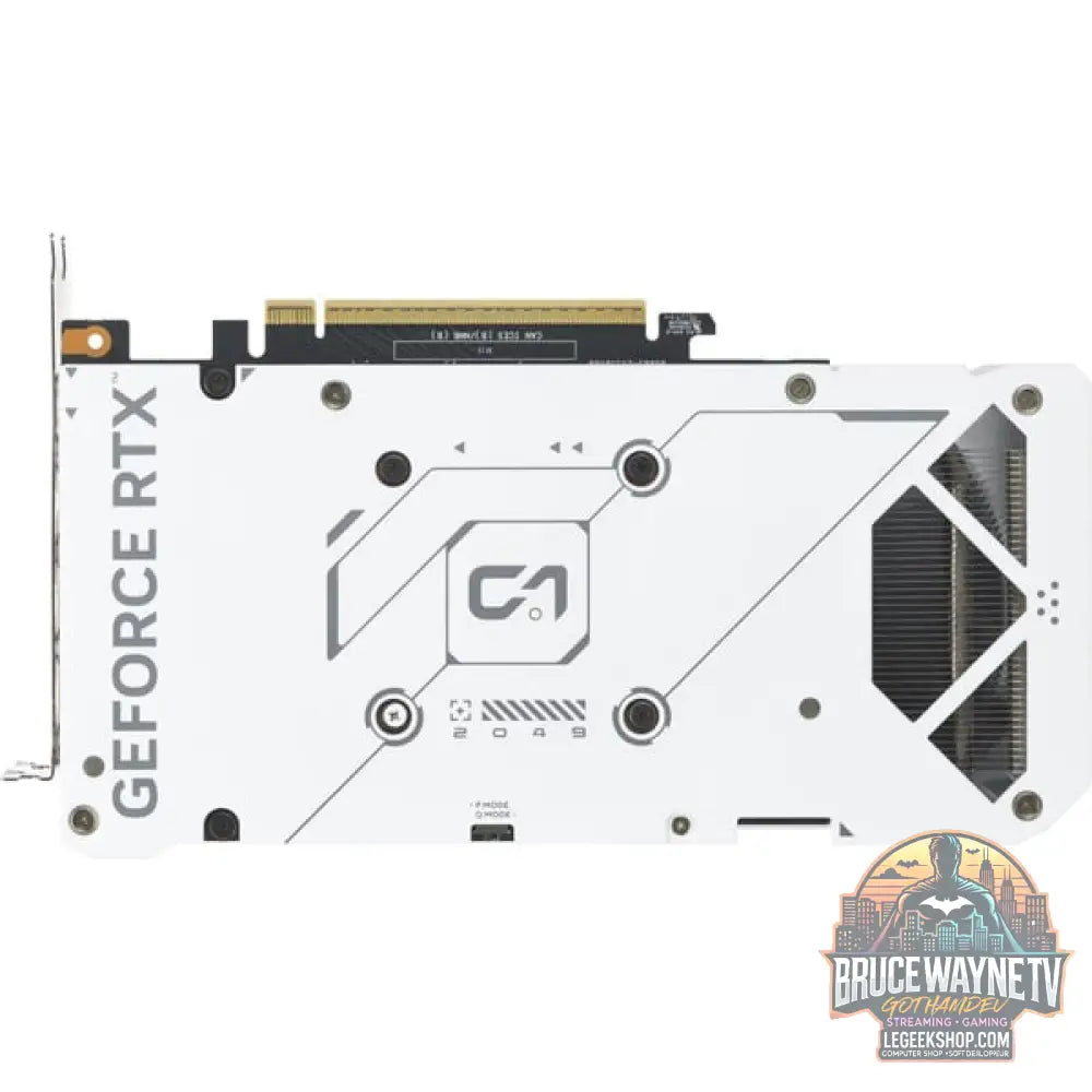ASUS GeForce RTX 5060 Ti DUAL OC 16GB WHITE EDITION, carte graphique blanc, DLSS 4, 3x DisplayPort, 1x HDMI 2.1 - ASUS - vue 5