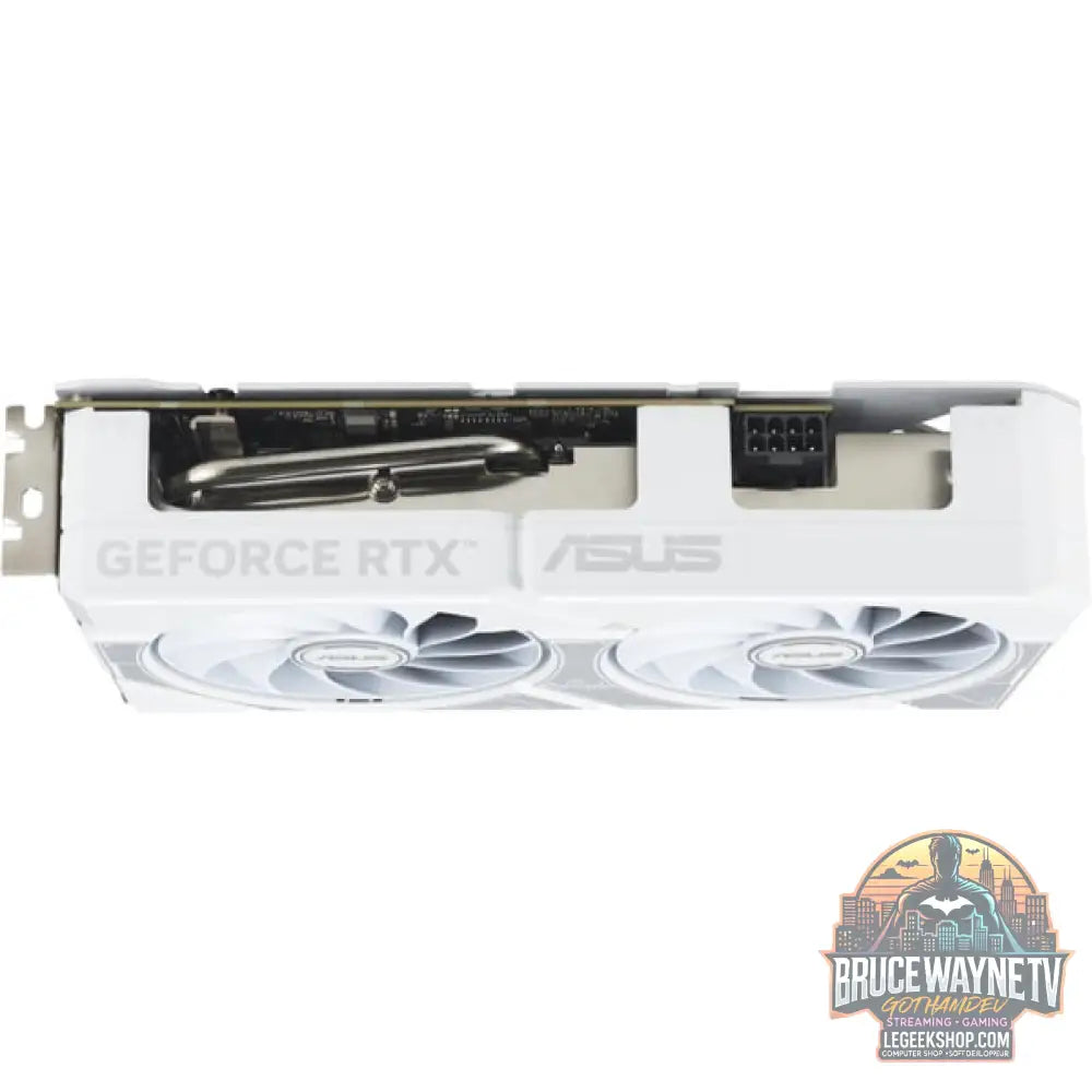 ASUS GeForce RTX 5060 Ti DUAL OC 16GB WHITE EDITION, carte graphique blanc, DLSS 4, 3x DisplayPort, 1x HDMI 2.1 - ASUS - vue 6