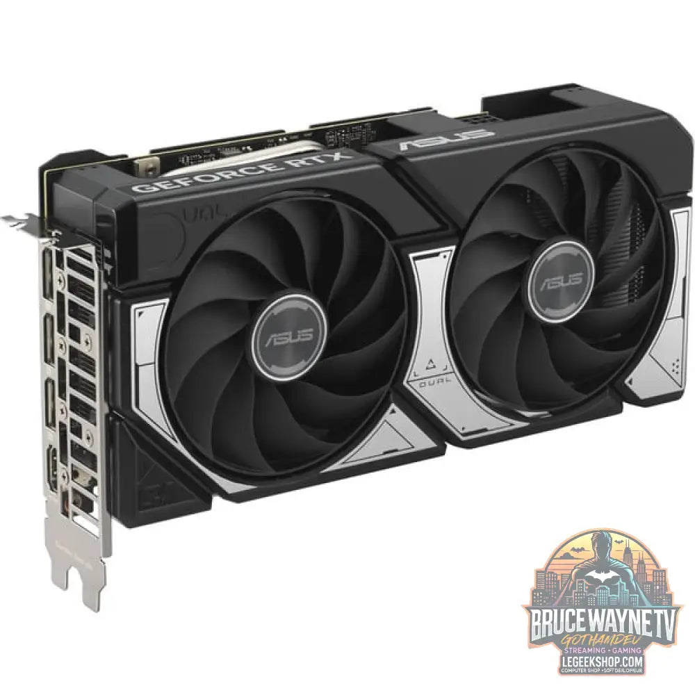 ASUS GeForce RTX 5060 Ti DUAL OC 8GB, carte graphique noir, DLSS 4, 3x DisplayPort, 1x HDMI 2.1 - ASUS - vue 3