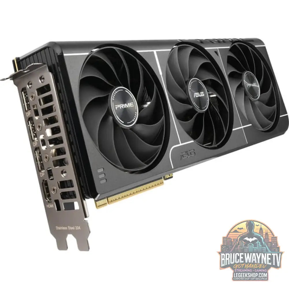 ASUS GeForce RTX 5060 Ti PRIME OC 8GB, carte graphique DLSS 4, 3x DisplayPort, 1x HDMI 2.1 - ASUS - vue 3