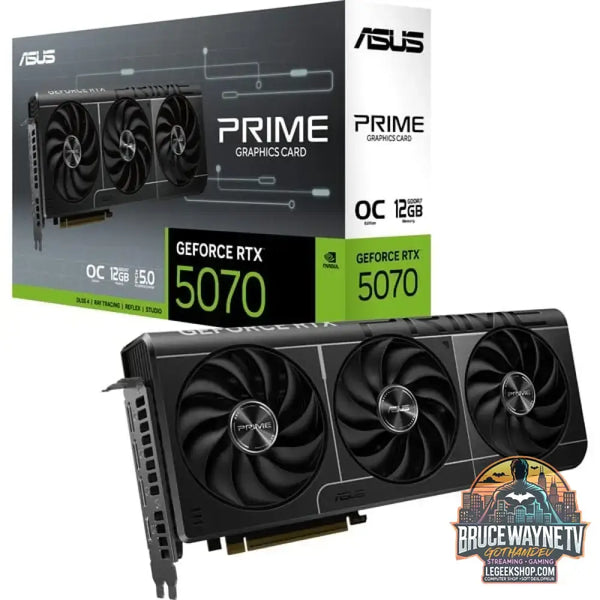 ASUS GeForce RTX 5070 PRIME OC, carte graphique DLSS 4, 3x DisplayPort, 1x HDMI 2.1 - ASUS
