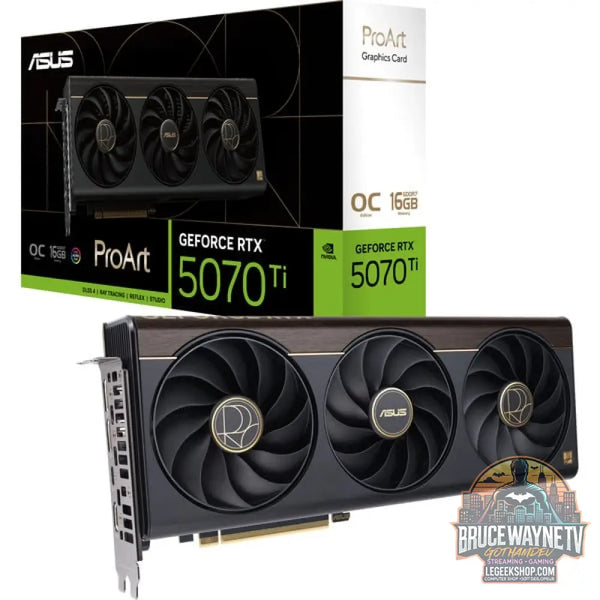 ASUS GeForce RTX 5070 Ti ProArt OC Edition, carte graphique DLSS 4, 2x DisplayPort, 1x HDMI 2.1, 1x USB-C - ASUS