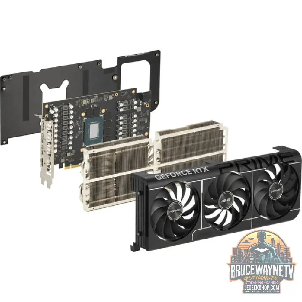 ASUS GeForce RTX 5080 PRIME OC EVO, carte graphique DLSS 4, 3x DisplayPort, 1x HDMI 2.1 - ASUS - vue 13