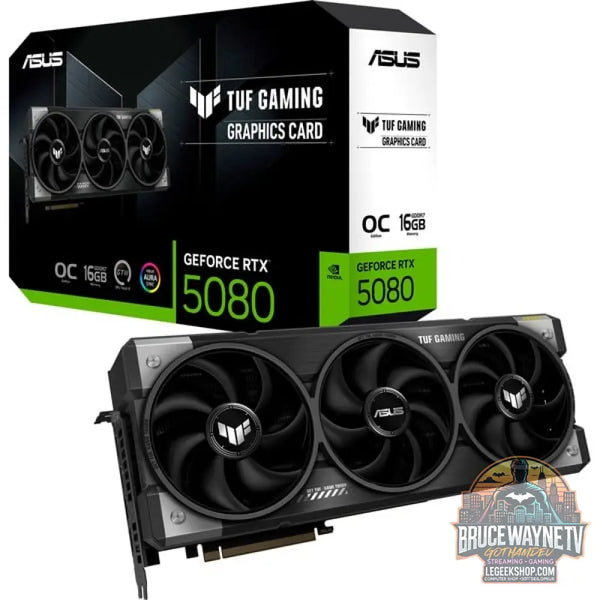 ASUS GeForce RTX 5080 TUF GAMING OC, carte graphique DLSS 4, 3x DisplayPort, 2x HDMI 2.1 - ASUS