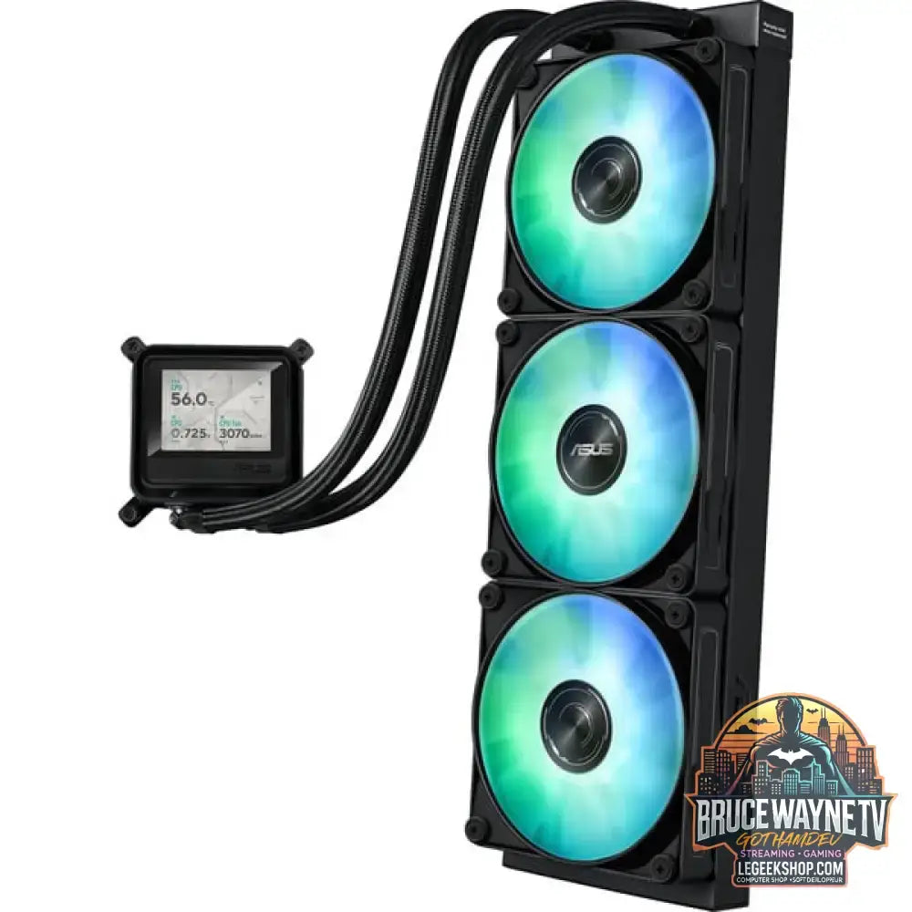 ASUS MAX Gaming LC 360 ARGB LCD, Wasserkühlung schwarz - ASUS - vue 4