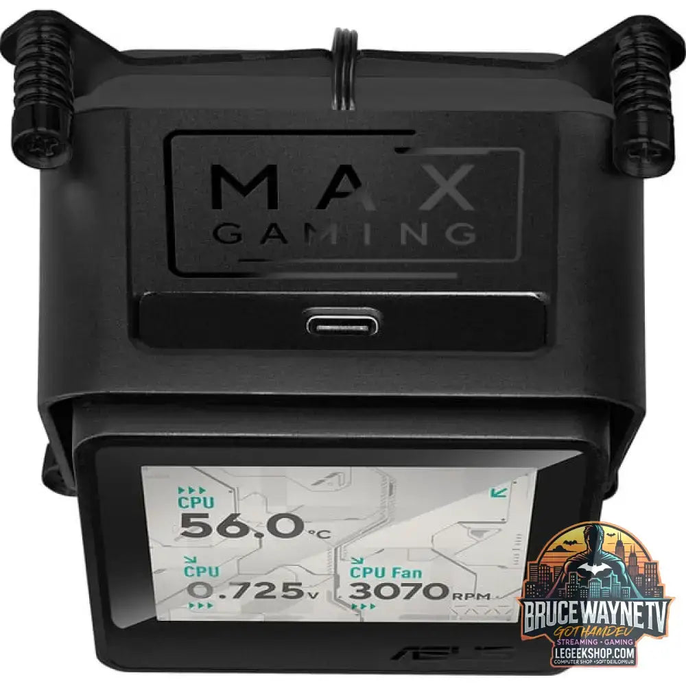 ASUS MAX Gaming LC 360 ARGB LCD, Wasserkühlung schwarz - ASUS - vue 9
