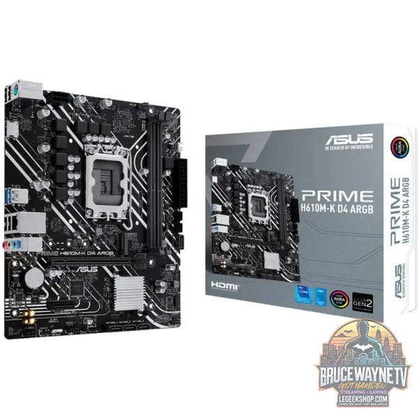ASUS PRIME H610M-K D4 ARGB, carte mère - ASUS