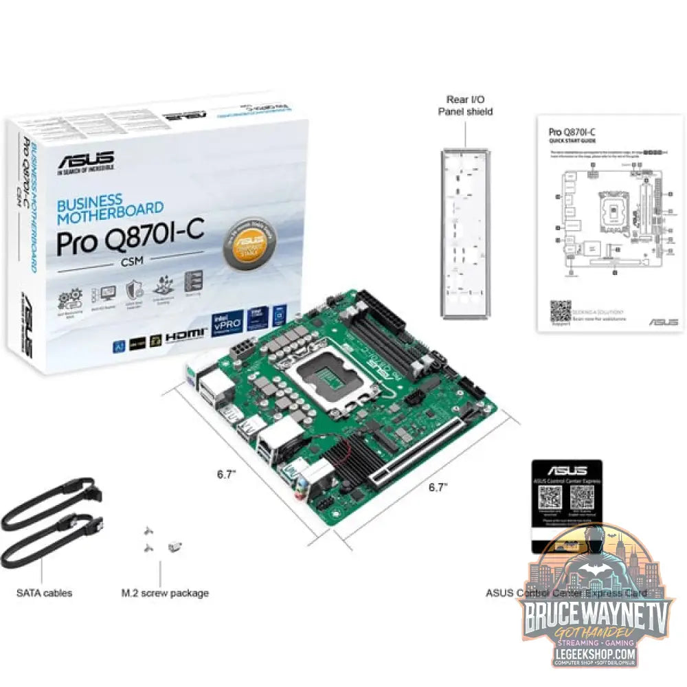 ASUS PRO Q870I-C-CSM, carte mère - ASUS - vue 6