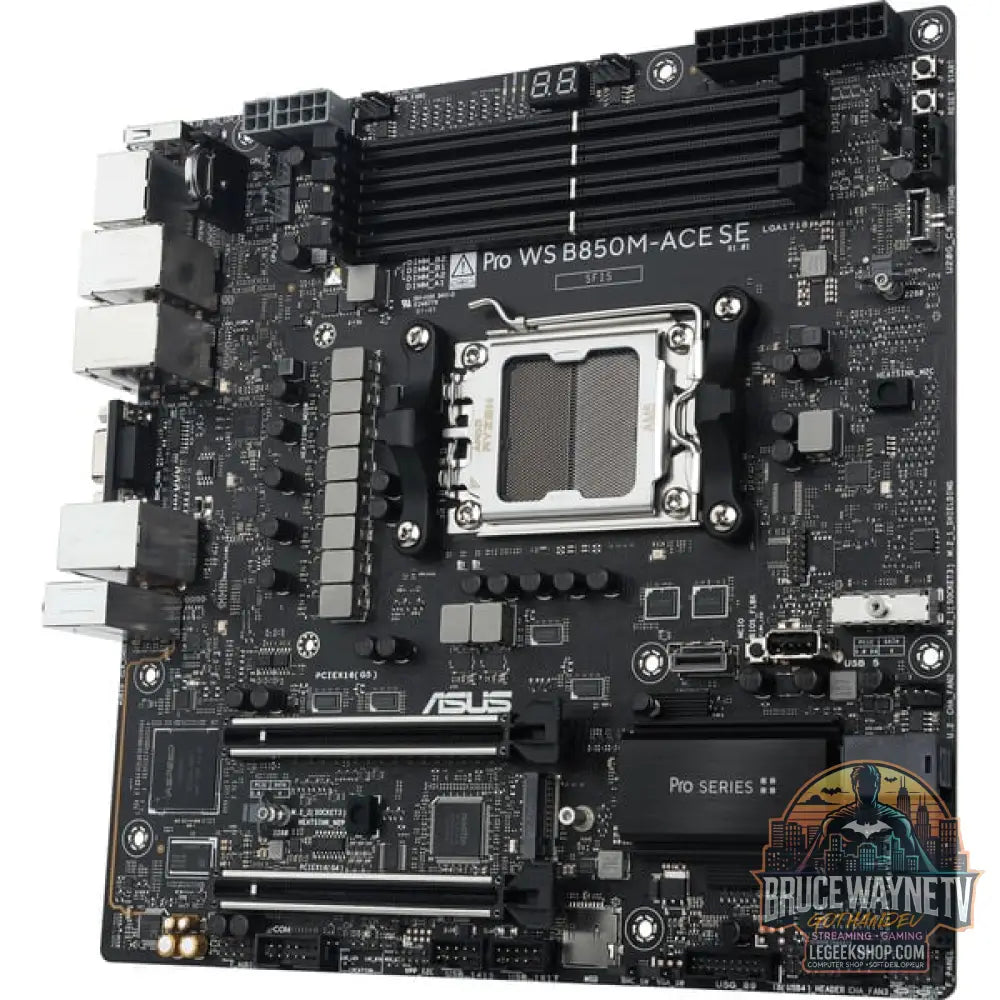 ASUS PRO WS B850M-ACE SE, carte mère - ASUS - vue 3