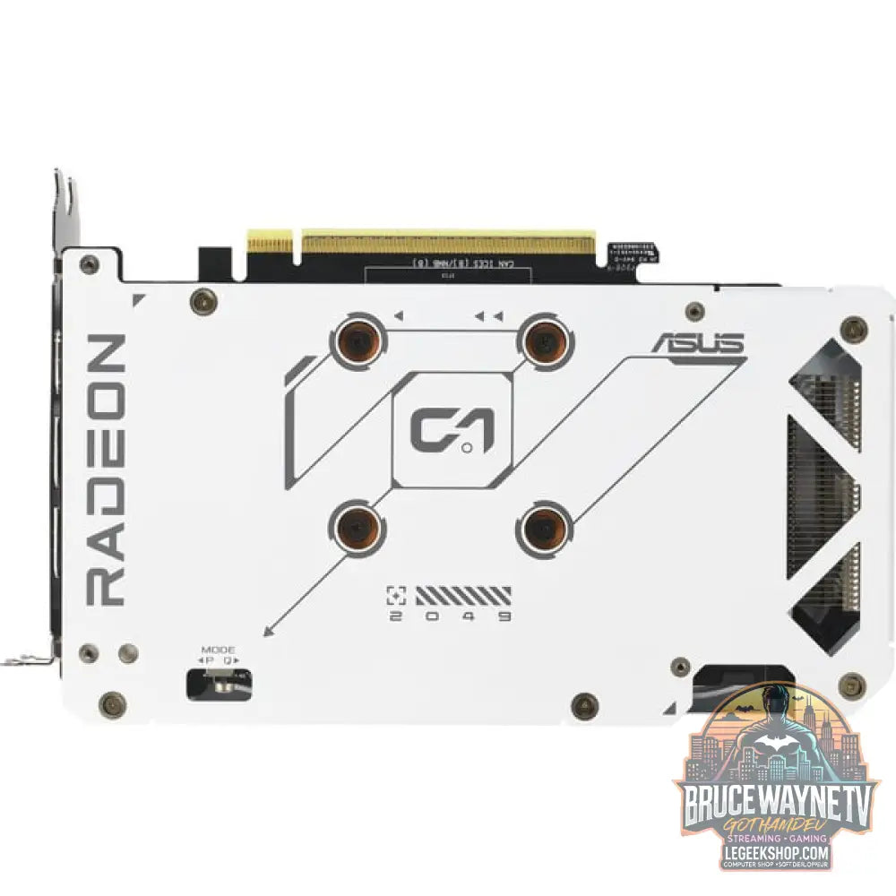 ASUS Radeon RX 9060 XT DUAL WHITE Edition 16GB, carte graphique blanc - ASUS - vue 8