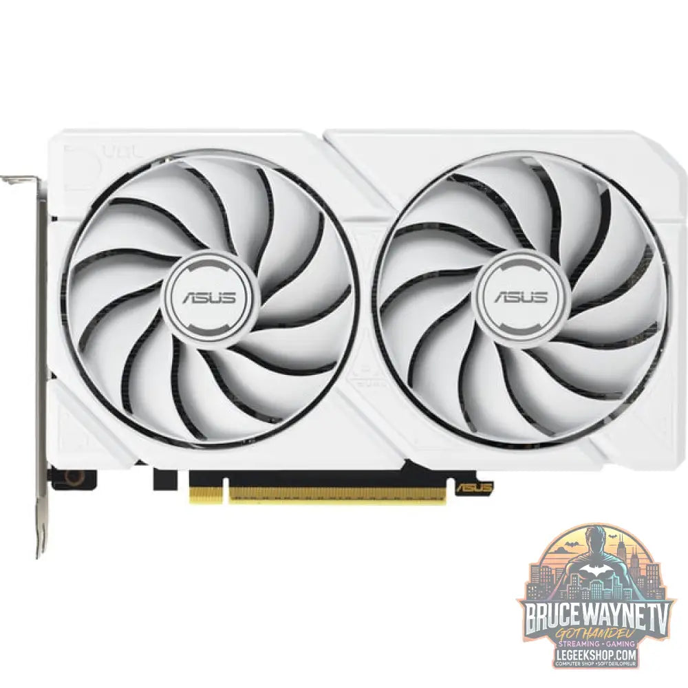 ASUS Radeon RX 9060 XT DUAL WHITE Edition 16GB, carte graphique blanc - ASUS - vue 4