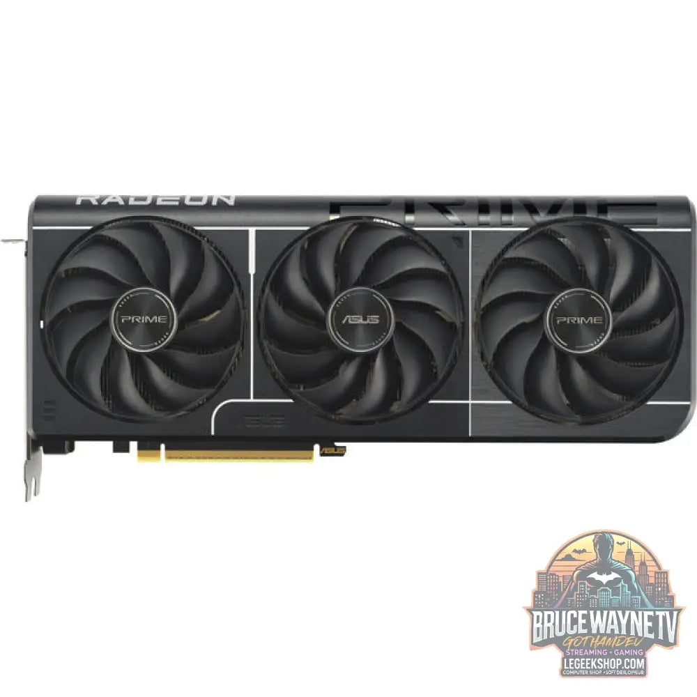 ASUS Radeon RX 9060 XT PRIME OC 16GB, carte graphique gris - ASUS - vue 2
