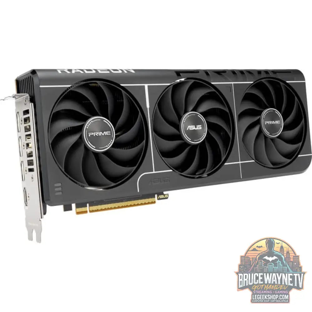 ASUS Radeon RX 9070 OC PRIME EVO Edition 16GB, carte graphique gris, RDNA4, GDDR6, 3x DisplayPort, 1x HDMI - ASUS - vue 2