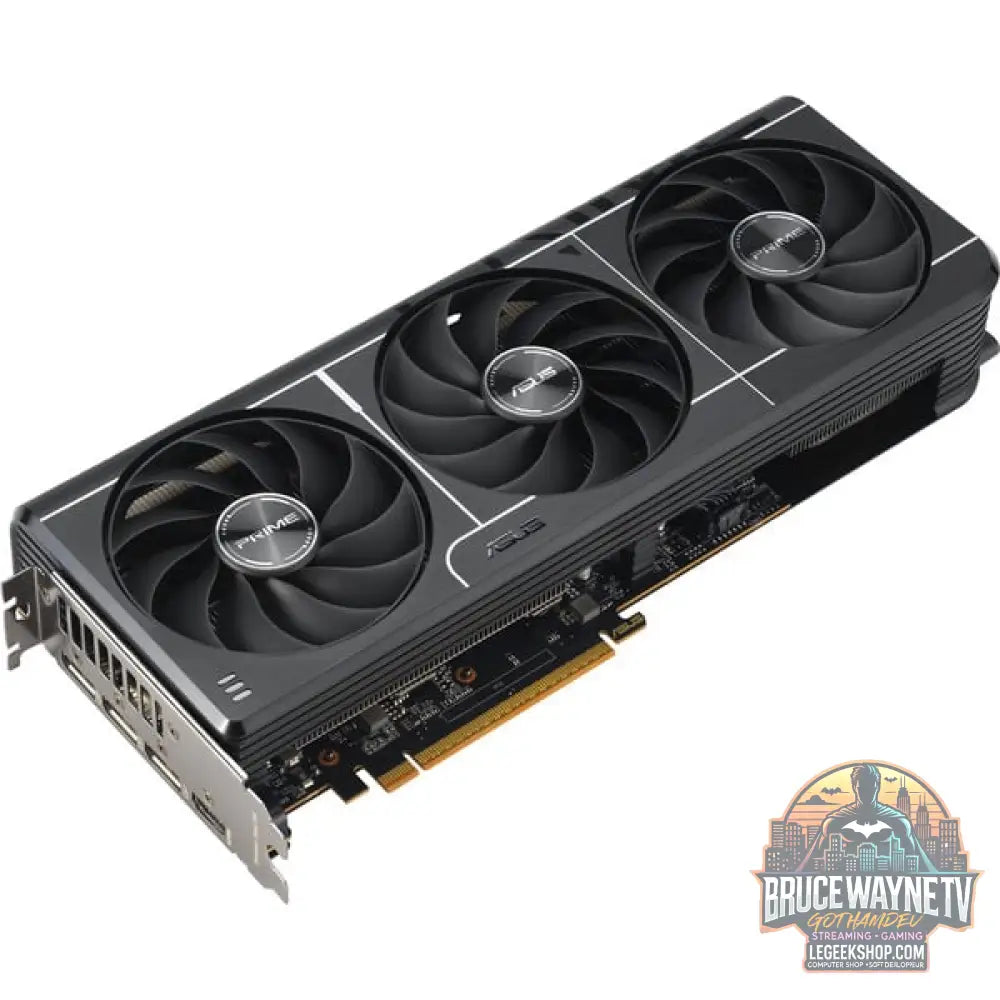 ASUS Radeon RX 9070 OC PRIME EVO Edition 16GB, carte graphique gris, RDNA4, GDDR6, 3x DisplayPort, 1x HDMI - ASUS - vue 4