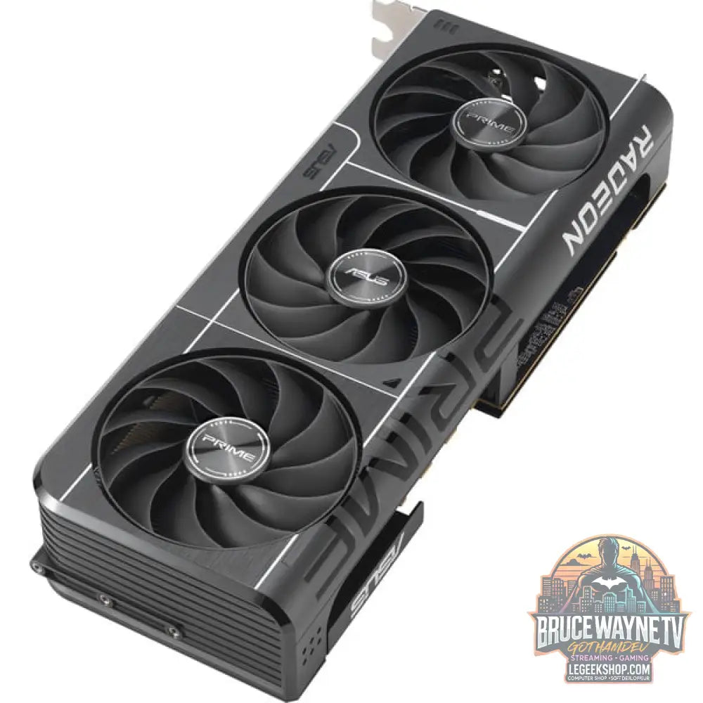 ASUS Radeon RX 9070 OC PRIME EVO Edition 16GB, carte graphique gris, RDNA4, GDDR6, 3x DisplayPort, 1x HDMI - ASUS - vue 8